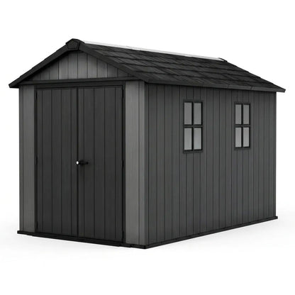 Keter 11’x7.5’ Newton Plus Side Entry Plastic Shed Graphite