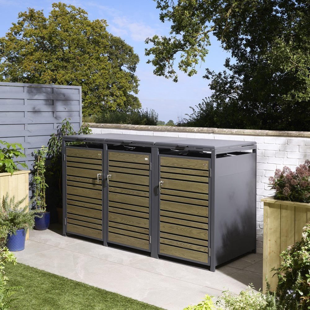 Chelsea Triple Bin Store – Oak