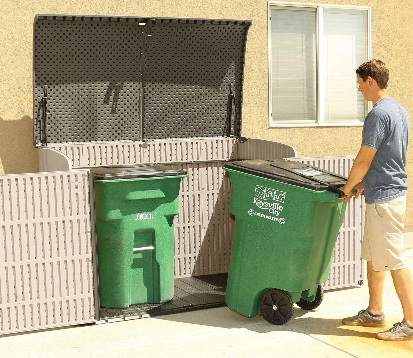 Lifetime 6 x 3.5 ft Low Garden Storage Box