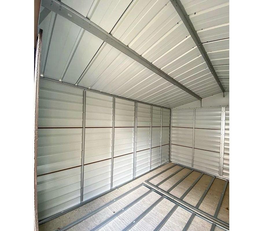 YardMaster 10 x 12 ft Woodview Shiplap Metal Shed