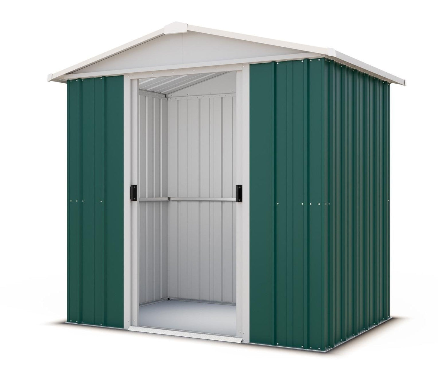 YardMaster 6 x 6 ft Emerald Deluxe Metal Shed